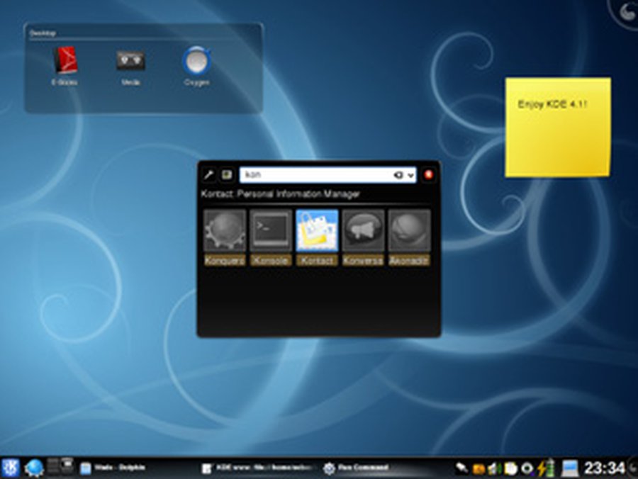 Вышла финальная модификация менеджера рабочего стола KDE 4.1 - IT новости