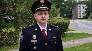 Висагинский пожарный-спасатель Марк Гирдвайнис награжден медалью “Герой Венесуэлы”