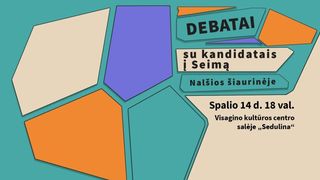 Visagine vyks Nalšios šiaurinės apygardos kandidatų į Seimą debatai