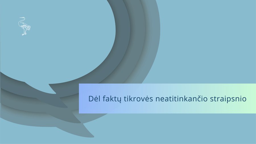 Информация касательно статьи, не соответствующей действительности - В Висагинасе