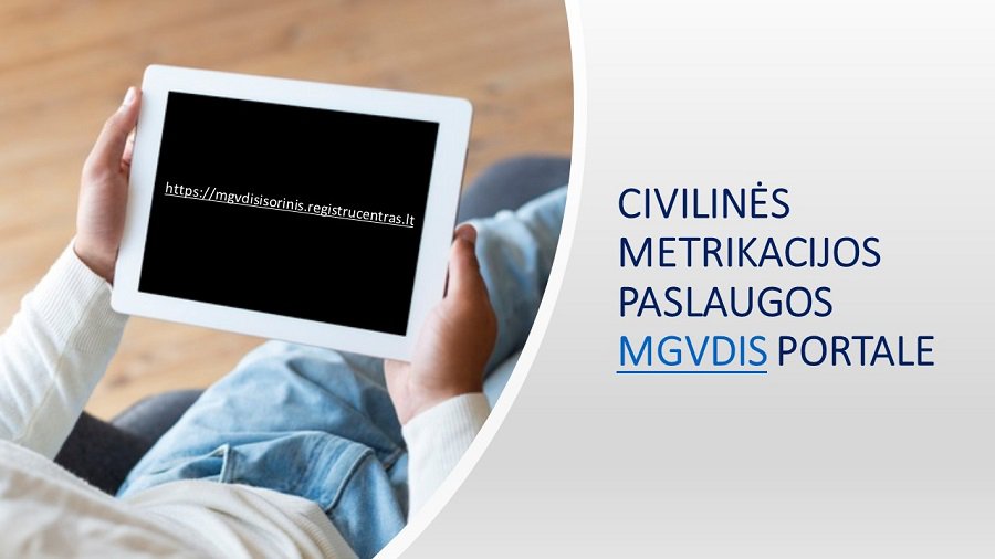 Эл. услуги метрикации - на портале MGVDIS - В Висагинасе