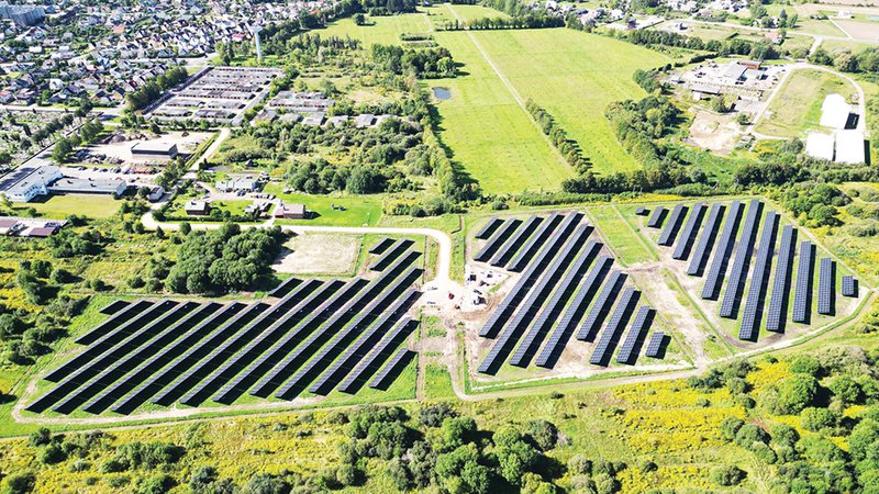 Ukmergė skina pirmuosius saulės elektrinių parko veiklos vaisius - Projektas „Europos Pulsas“