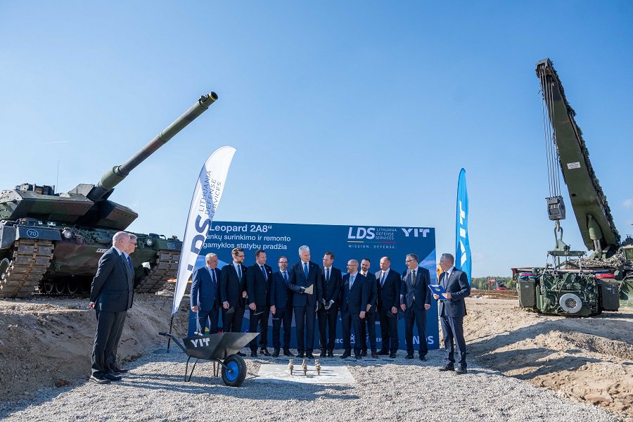 Kaune pradėtos „Leopard 2A8“ tankų surinkimo centro statybos - Lietuva ir Baltijos šalys