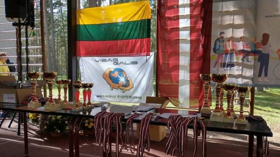 Visagino miesto neįgaliųjų sporto klubas „Visaggalis“ dalyvavo Latgalės sporto žaidynėse - Kultūros ir sporto renginiai
