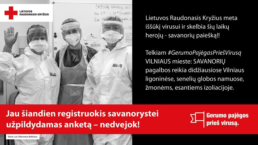 Приглашаем стать добровольцем Литовского Красного Креста! - В Висагинасе