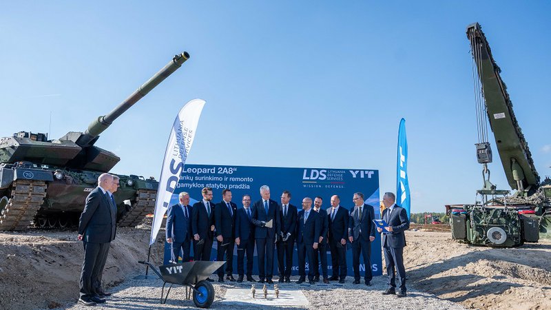 Kaune pradėtos „Leopard 2A8“ tankų surinkimo centro statybos - Lietuva ir Baltijos šalys