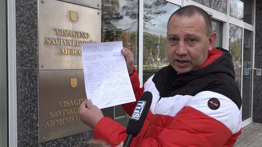 В Висагинасе собираются провести пикет (видео) - В Висагинасе