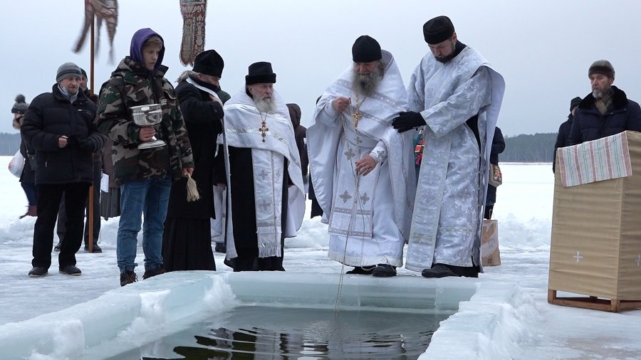 Праздник Крещения в Висагинасе (видео) - В Висагинасе
